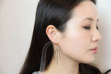 画像をギャラリービューアに読み込む, HARIOランプワークファクトリー|ピアス カナデ