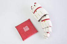 画像をギャラリービューアに読み込む, 石川紙業株式会社|はりこーシカ 招き猫 白