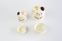 画像をギャラリービューアに読み込む, 石川紙業株式会社|和紙貼り陶器 美濃まねき 三毛猫 たて