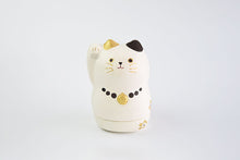 画像をギャラリービューアに読み込む, 石川紙業株式会社|和紙貼り陶器 美濃まねき 三毛猫 たて