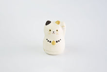 画像をギャラリービューアに読み込む, 石川紙業株式会社|和紙貼り陶器 美濃まねき 三毛猫 たて