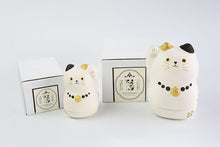 画像をギャラリービューアに読み込む, 石川紙業株式会社|和紙貼り陶器 美濃まねき 三毛猫 たて