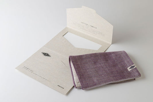 工房織座|LETTER & TOWELS -水布人舎からの手布-