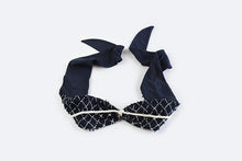 画像をギャラリービューアに読み込む, POTTENBURN TOHKII|ヘアバンド 紺リボンメッシュ生地