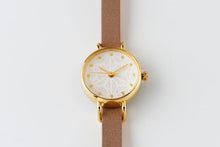 画像をギャラリービューアに読み込む, はなもっこ|紋切 麻の葉 ゴールドケース/7mm 一重 ブラウンベルト