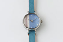 画像をギャラリービューアに読み込む, はなもっこ|かさね シルバーケース 露草/7mm 一重 水色ベルト